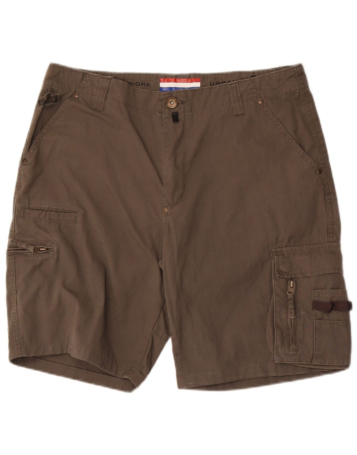 Issa Herren Cargo-Shorts, Größe L, W36, Khaki