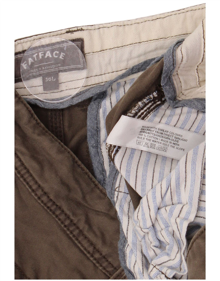 FAT FACE Gerade Chinohose für Herren, W36, L33, Beige