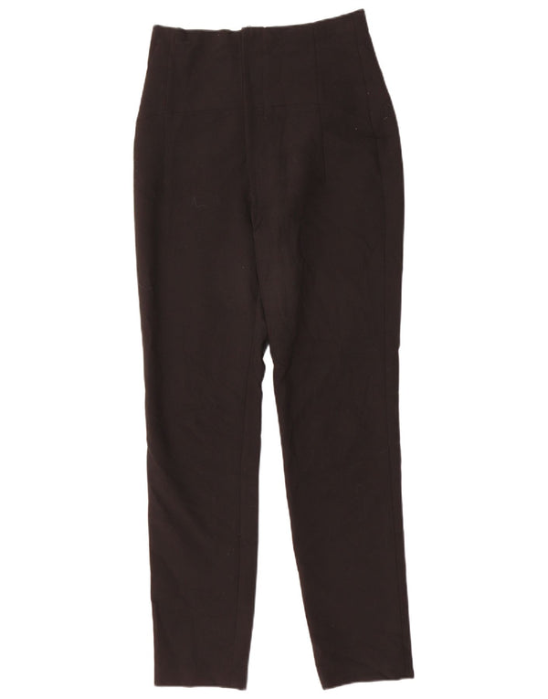 Zara Damen Tapered Anzughose XS W24 L29 Schwarz