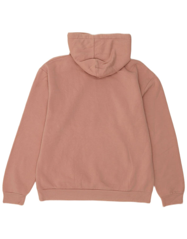 Zara Damen Kapuzenpullover UK 20 2XL Rosa Baumwolle