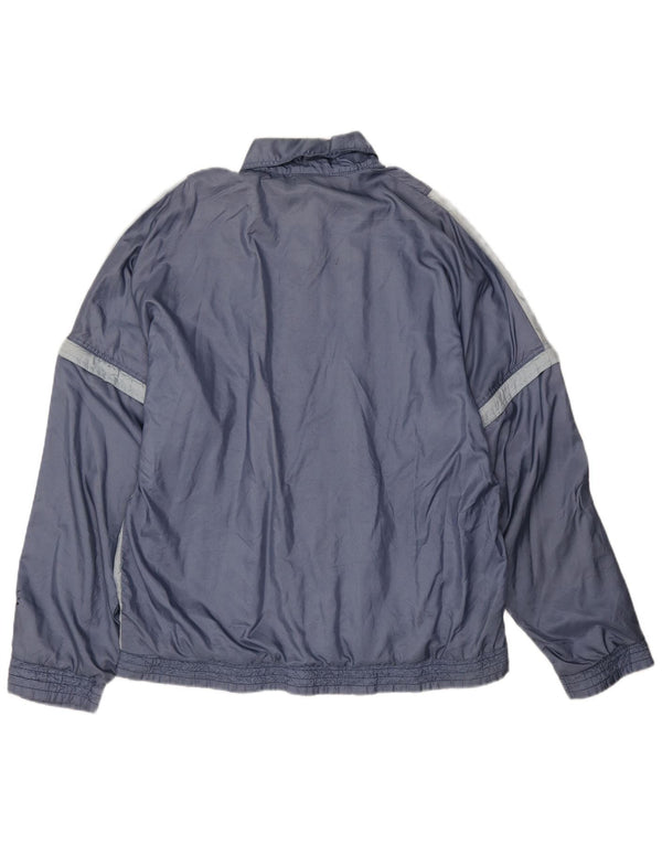 Rucanor Herren-Unisex-Trainingsanzugoberteil, UK-Größe 44, XL, Marineblau, Farbblock