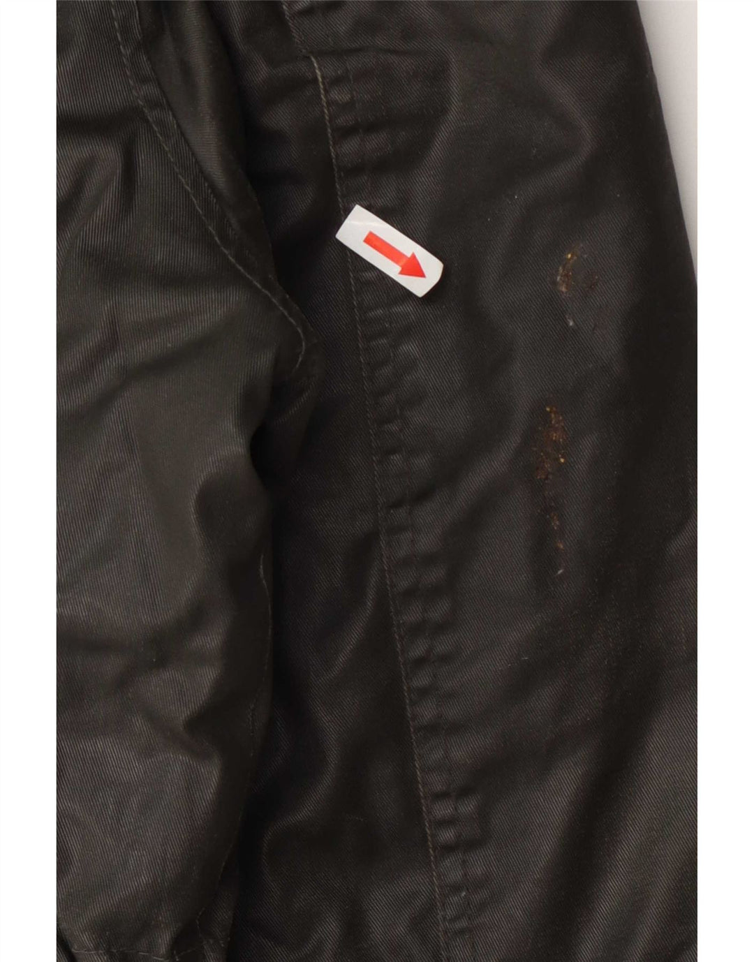 Threadbare Herren-Jacke aus gewachster Baumwolle mit Kapuze, Größe 40, Grün
