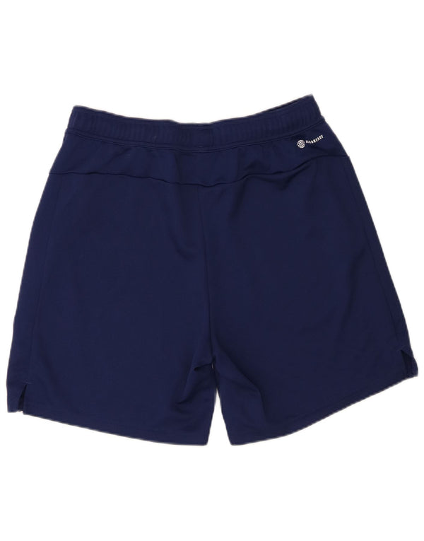 Adidas Herren Aeroready Sportshorts mit normaler Passform, großes marineblaues Polyester