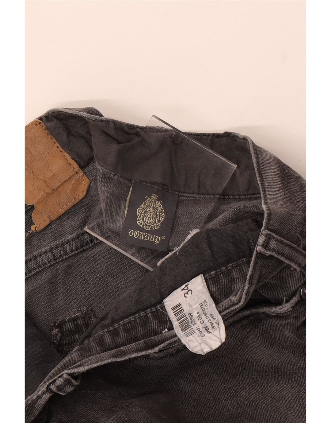Dondup Herren Straight Jeans W34 L31 Grau