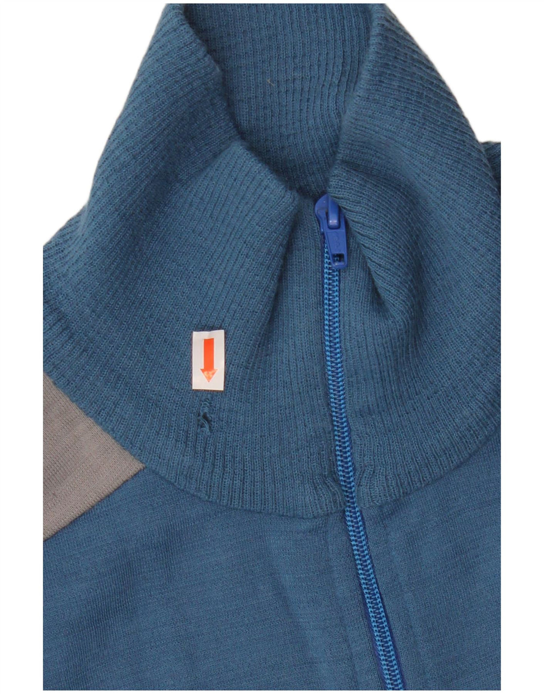 Vintage Herren-Trainingsanzug-Top-Jacke UK 42 Large Blue Colourblock
