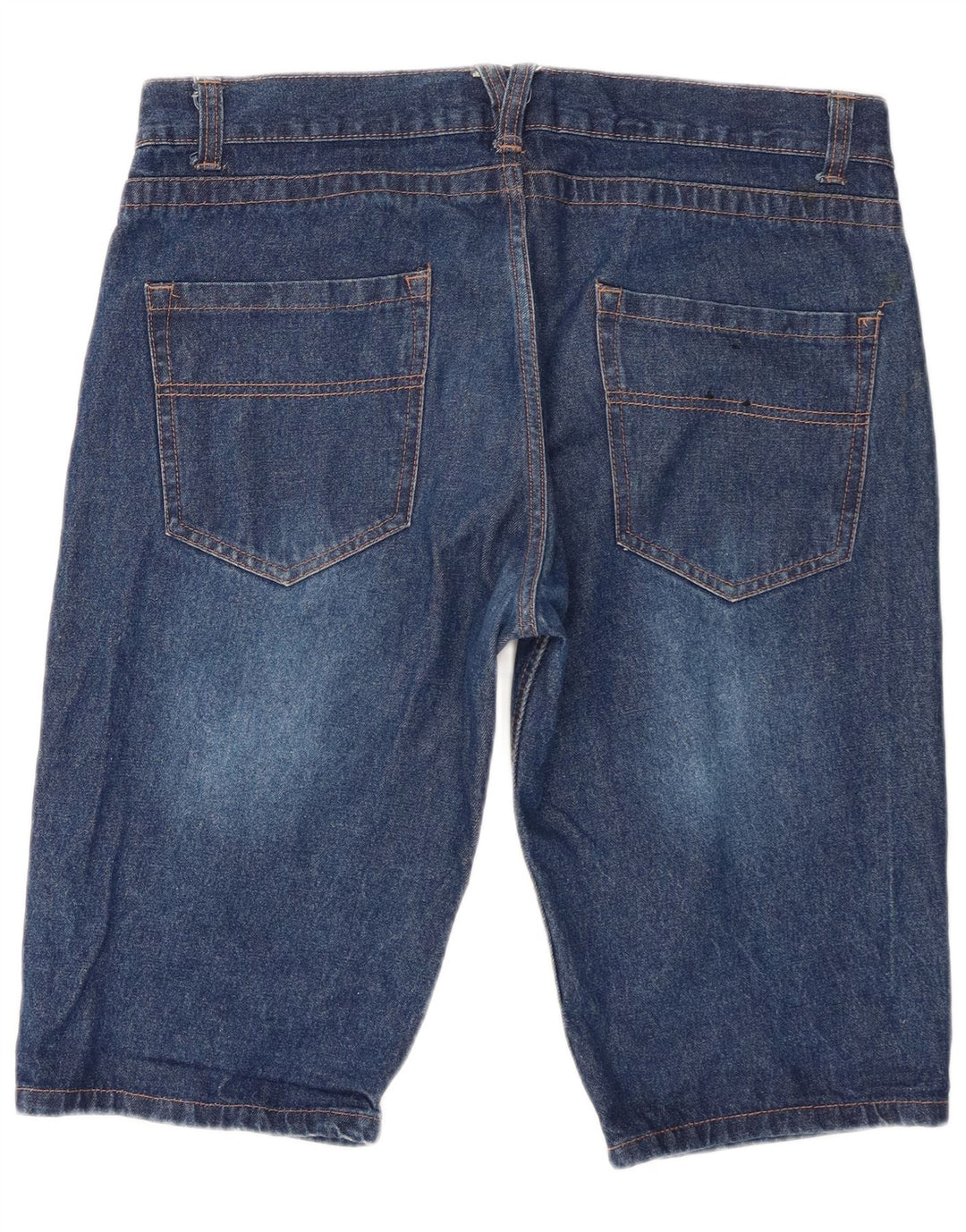 Pierre Cardin Herren-Jeansshorts, Größe L, W36, blaue Baumwolle