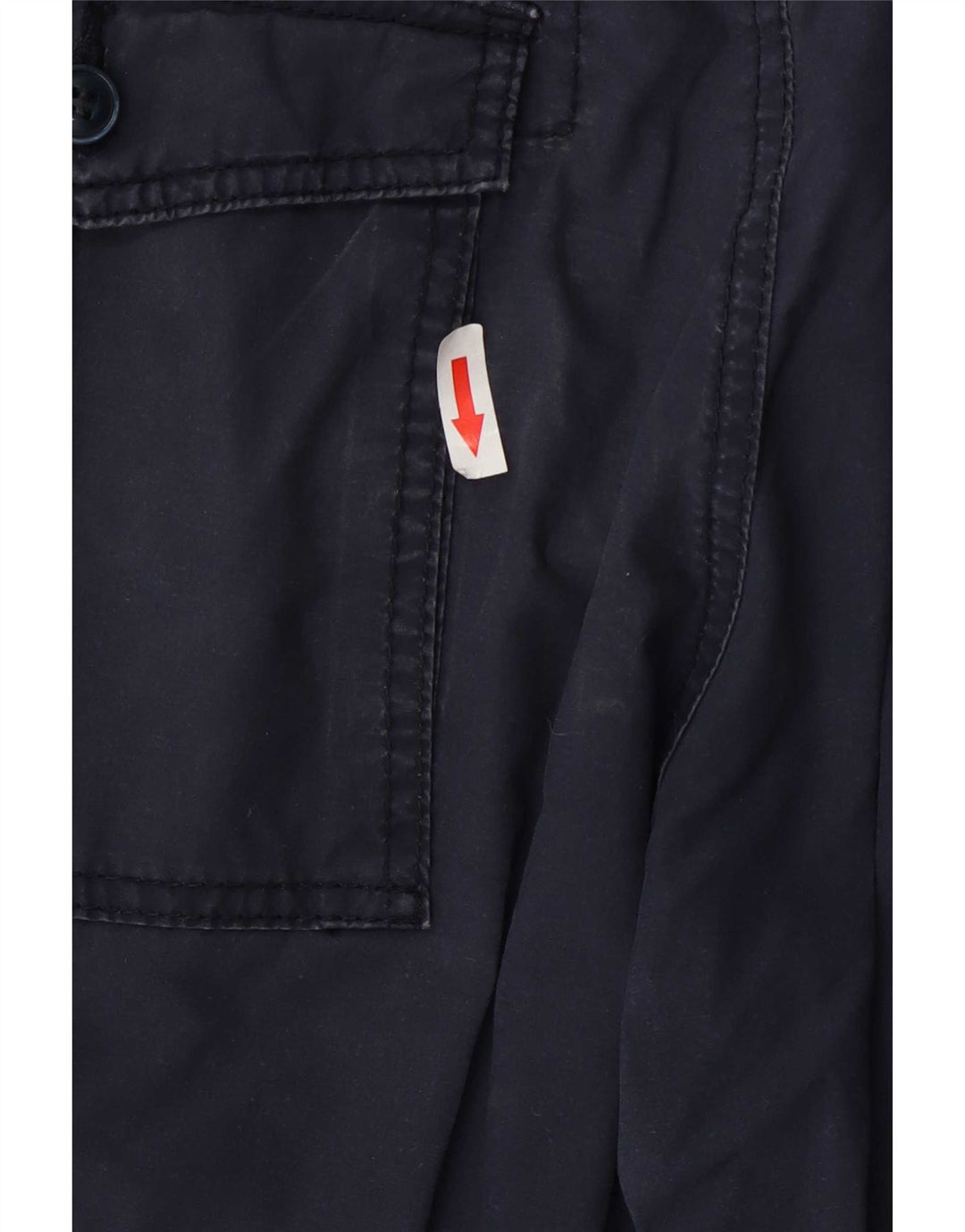 Calvin Klein Herren Chino-Shorts W32 Medium Navy Blue Cotton