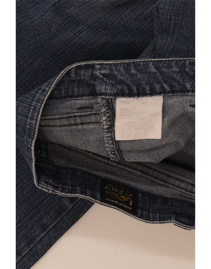 Lee Damen Kiana Flared Jeans W30 L31 Blaue Baumwolle
