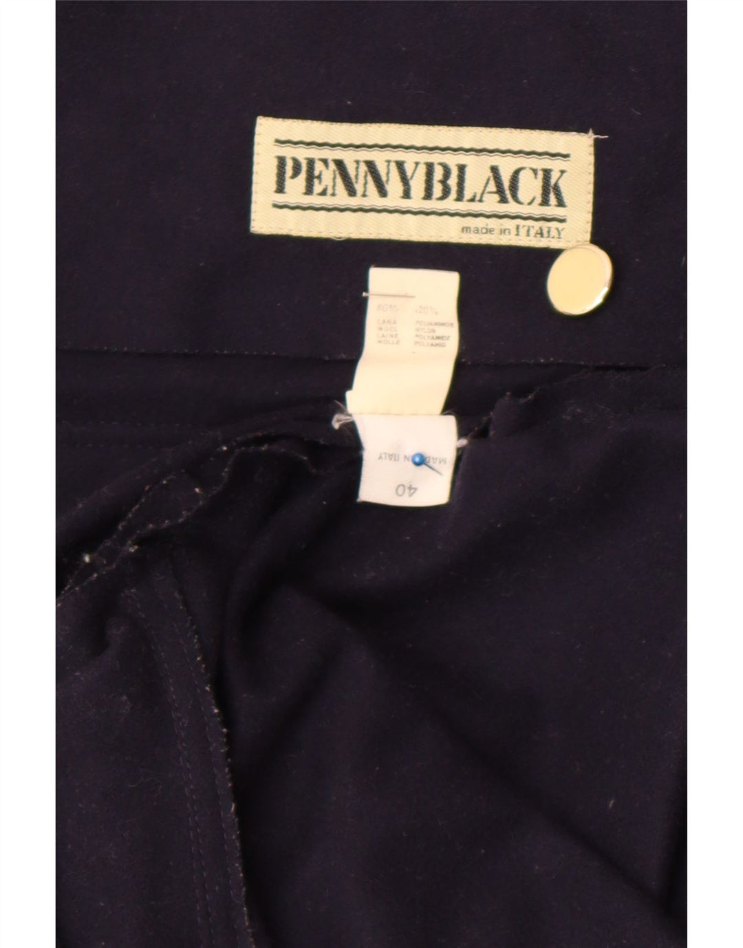 Penny Black Damen-Blazer, übergroß, Gr. 10, Marineblau