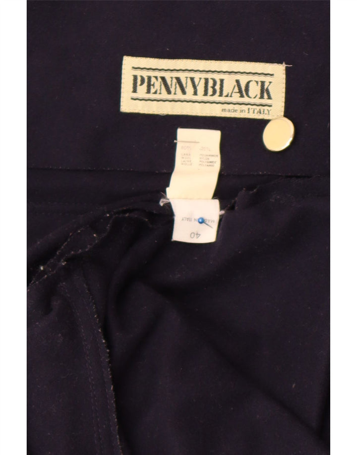 Penny Black Damen-Blazer, übergroß, Gr. 10, Marineblau