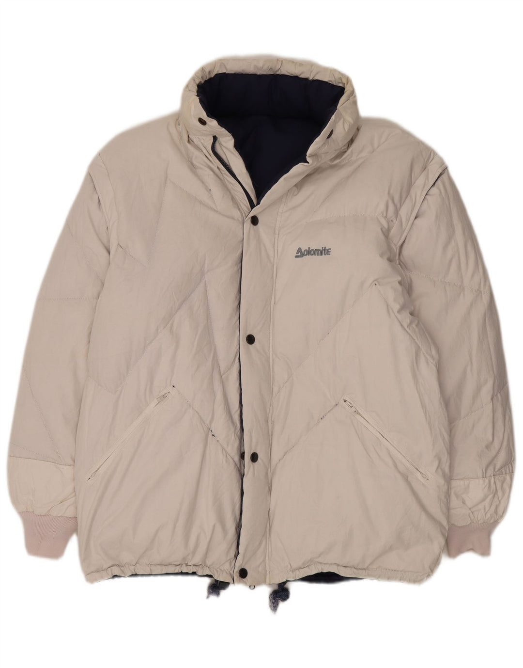 Dolomite Herren Reversible Wattierte Jacke UK 38 Mittel Marineblau Polyester