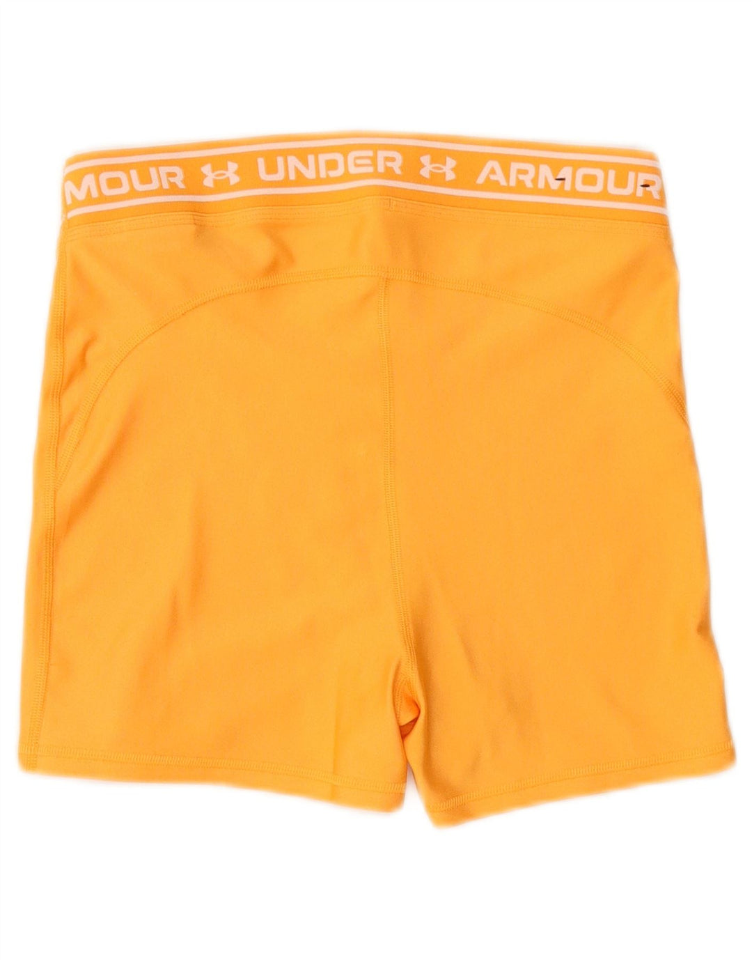 UNDER ARMOUR Damen Graphic Sport Shorts UK 12 Medium Orange Polyester