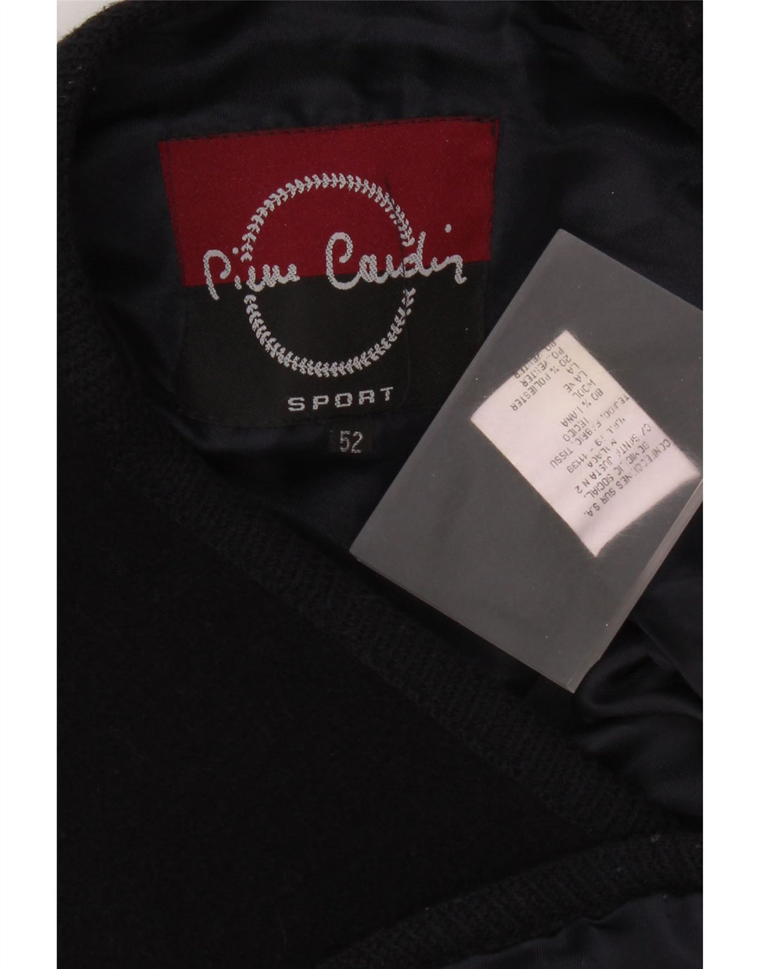 Pierre Cardin Herrenweste IT 52 Große marineblaue Wolle