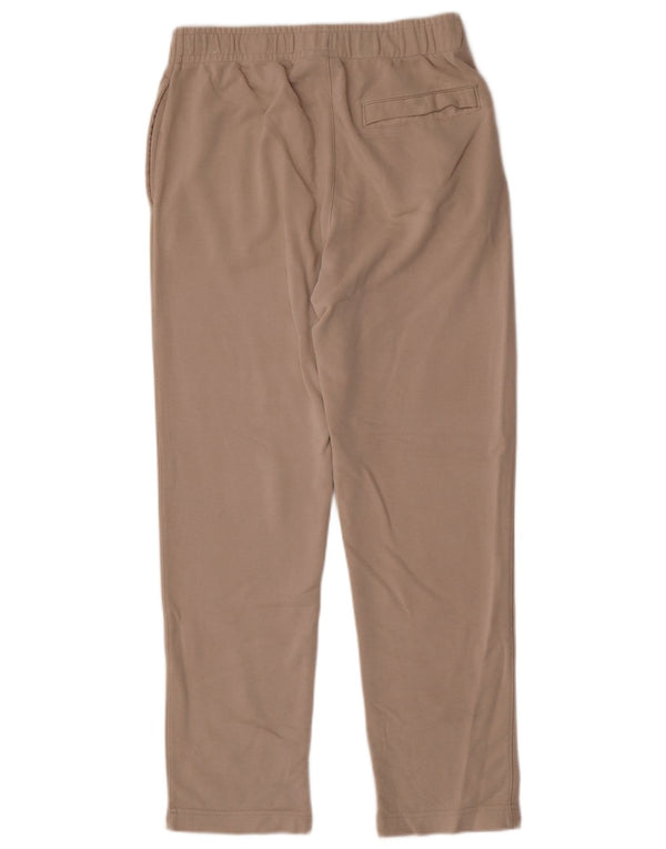 Nike Mens Tracksuit Trousers Medium Beige Cotton