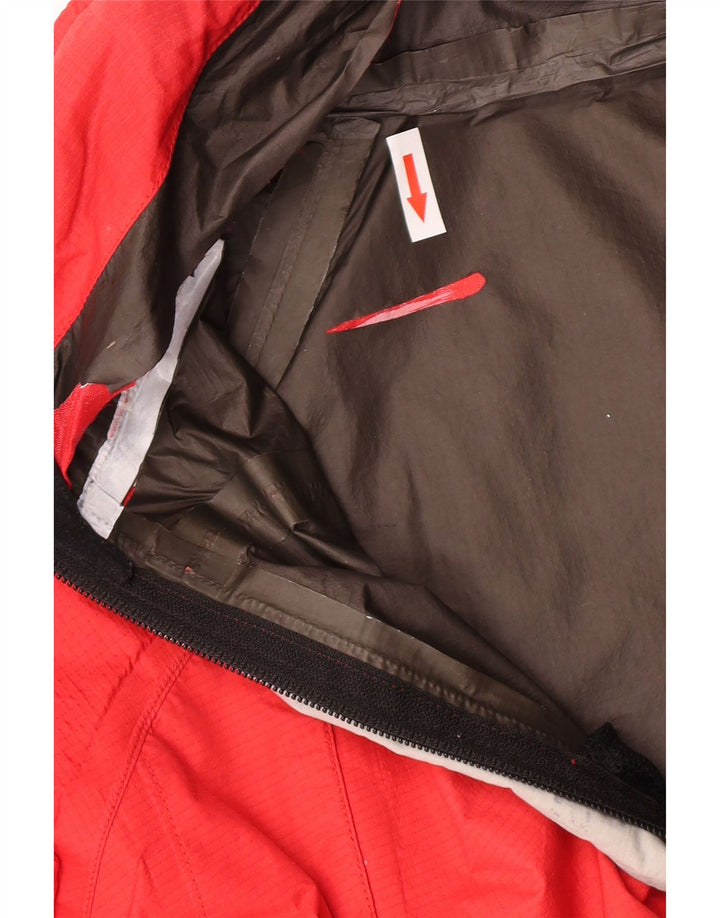 Berghaus Herren-Regenjacke mit Kapuze, UK 38, mittelrotes Nylon