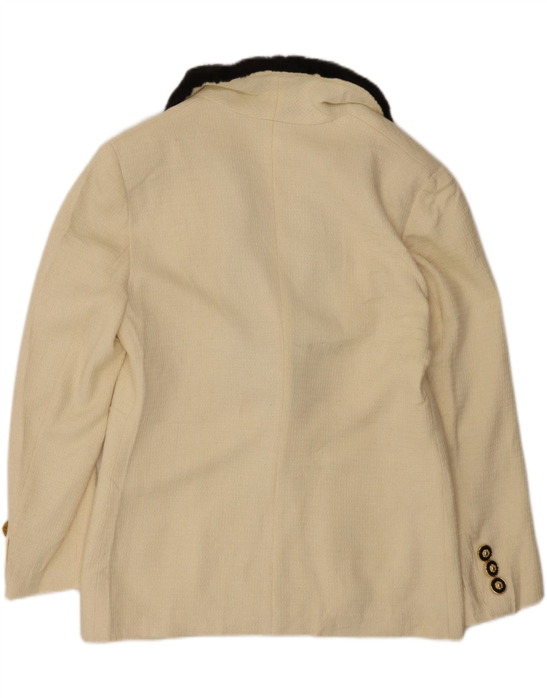 Vintage Herren Blazer Jacke IT 48 Medium Off White Colourblock