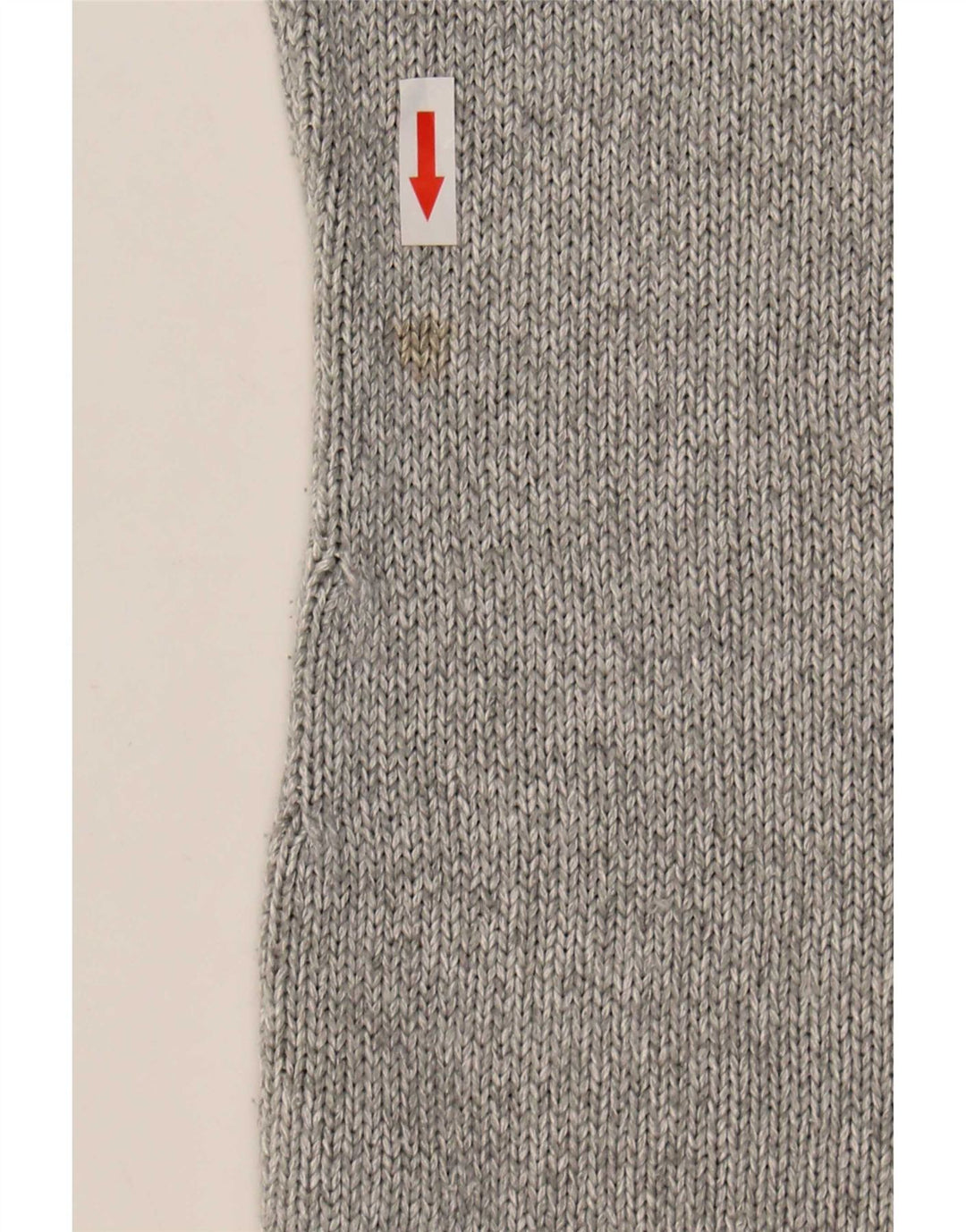 Massimo Dutti Damen-Pullover mit kurzen Ärmeln und V-Ausschnitt, Gr. 10, Größe S, Grau