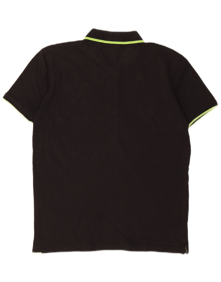 CHAMPION Mens Polo Shirt Small Black