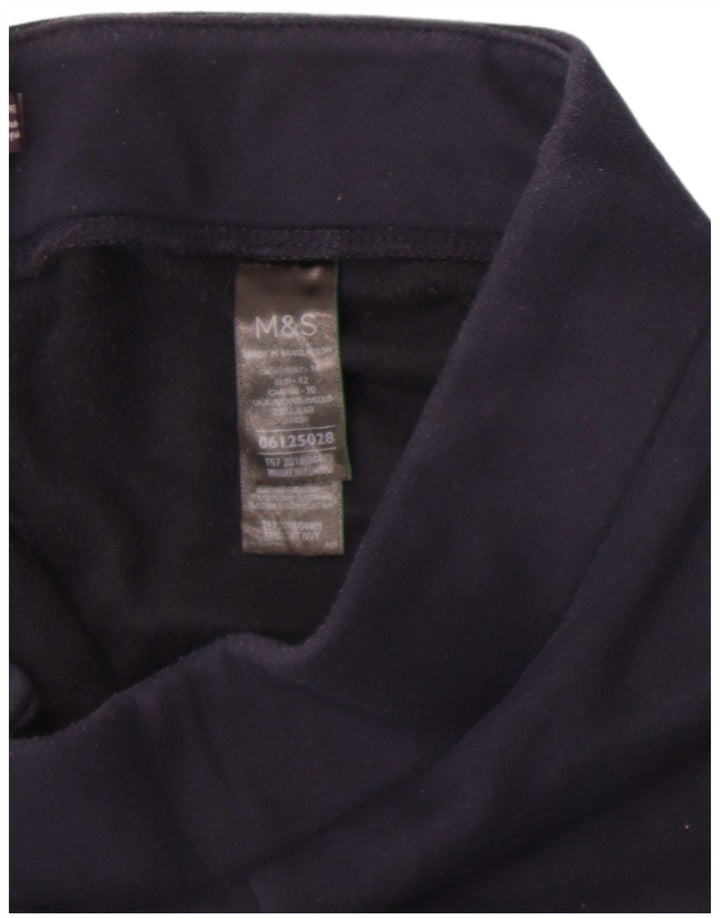 Marks & Spencer Damen Leggings UK 14 Large Marineblau Polyester
