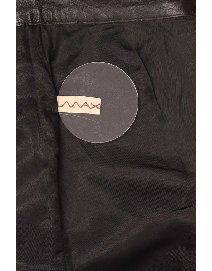 Maxime Damen Lederrock IT 42 Medium W26 Schwarz