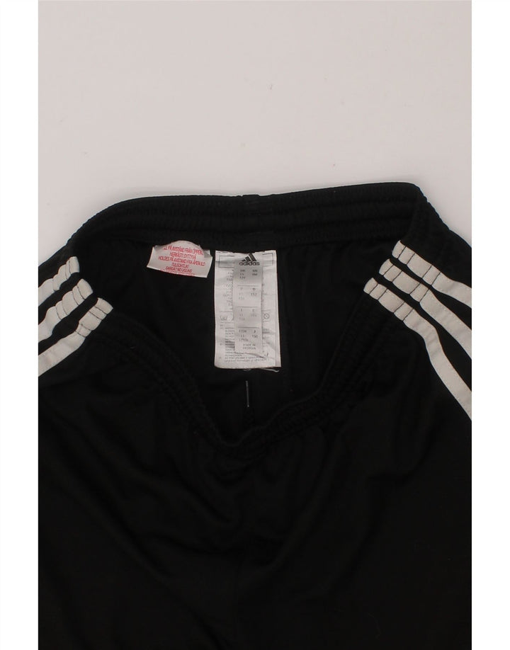 ADIDAS Boys Sport Shorts 11-12 Years  Black Polyester Vintage Adidas and Second-Hand Adidas from Messina Hembry 