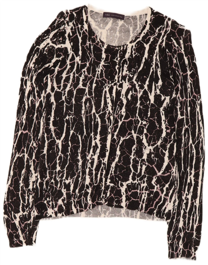 Marks & Spencer Damen-Pullover mit U-Boot-Ausschnitt, Gr. 8, Schwarz