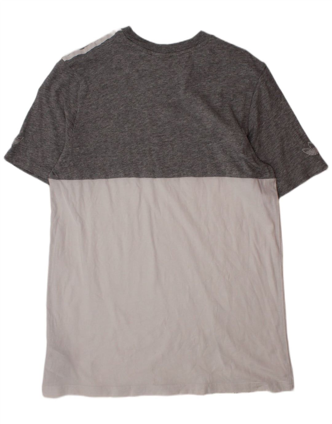 Adidas T-Shirt für Jungen, 13–14 Jahre, Grau, Colourblock-Baumwolle