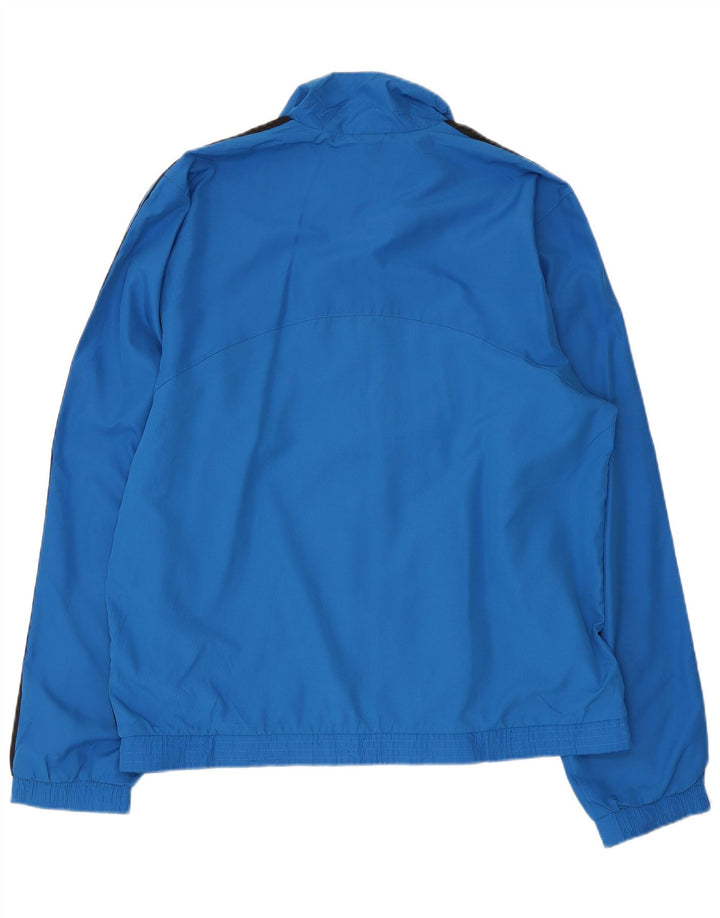 ADIDAS Mens Tracksuit Top Jacket UK 40/42 Medium Blue Colourblock
