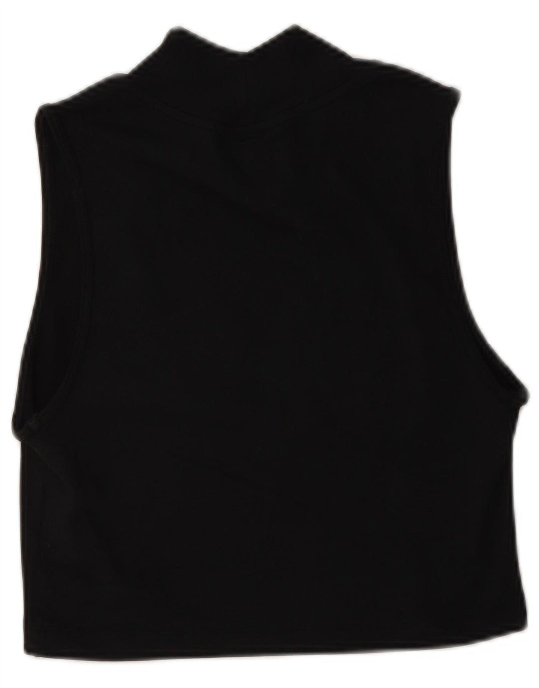 Nike Damen Crop Graphic Vest Top UK 10 Small Schwarz Baumwolle