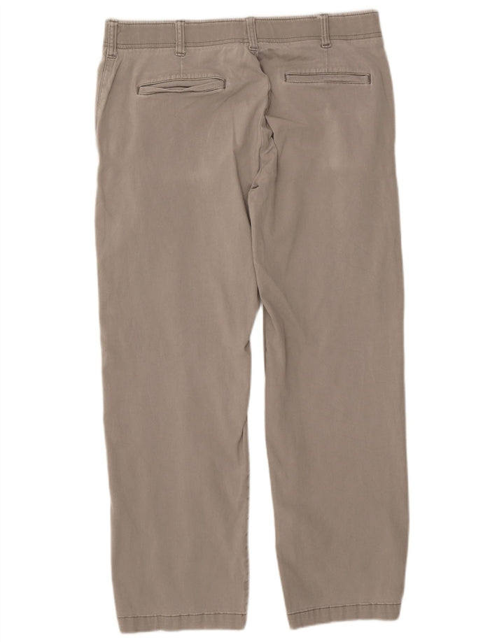 LEE Herren X-treme Comfort Straight Chino Hose W34 L30 Graue Baumwolle