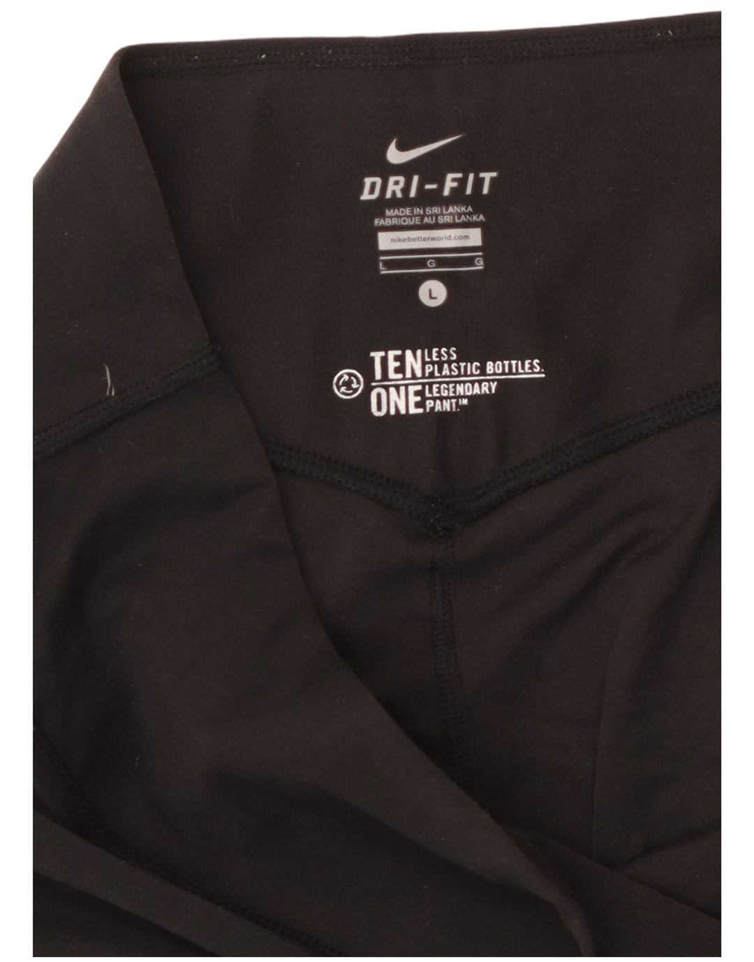 NIKE Damen Dri Fit Bermuda Sport Shorts UK 16 Large Schwarz