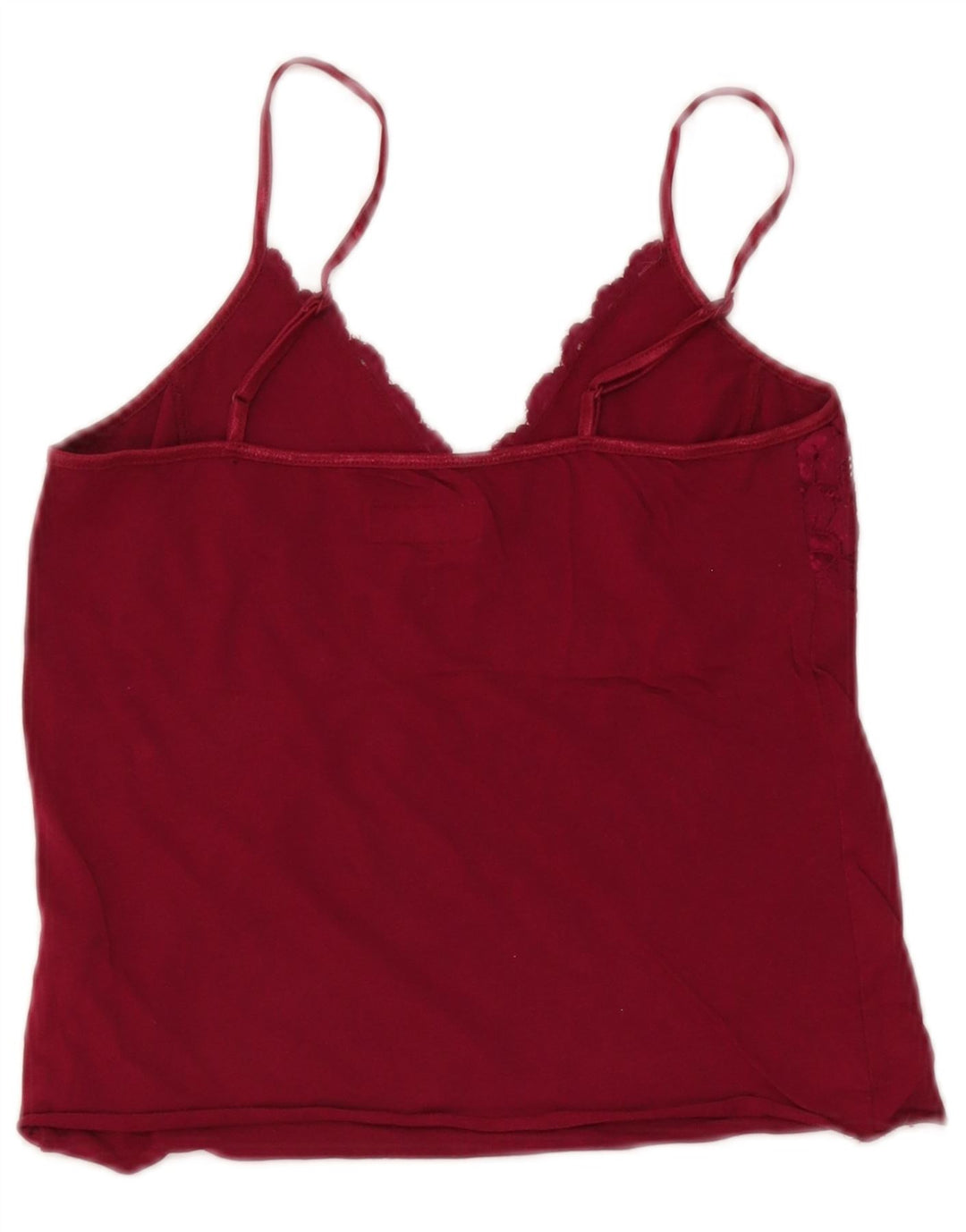 Jigsaw Damen Crop Cami Top UK 10 Small Burgund Modal