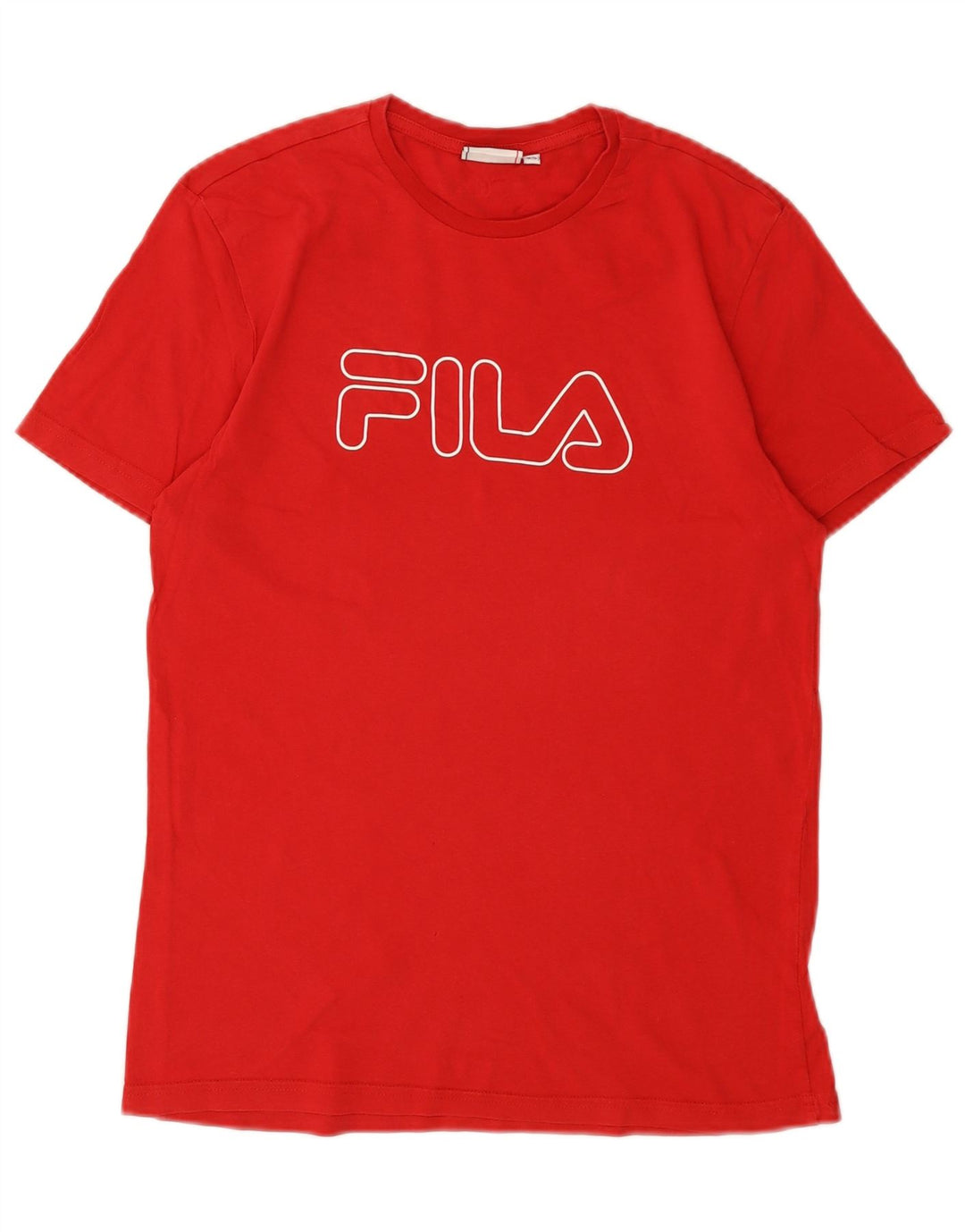 FILA Herren Grafik T-Shirt Top XS Rot