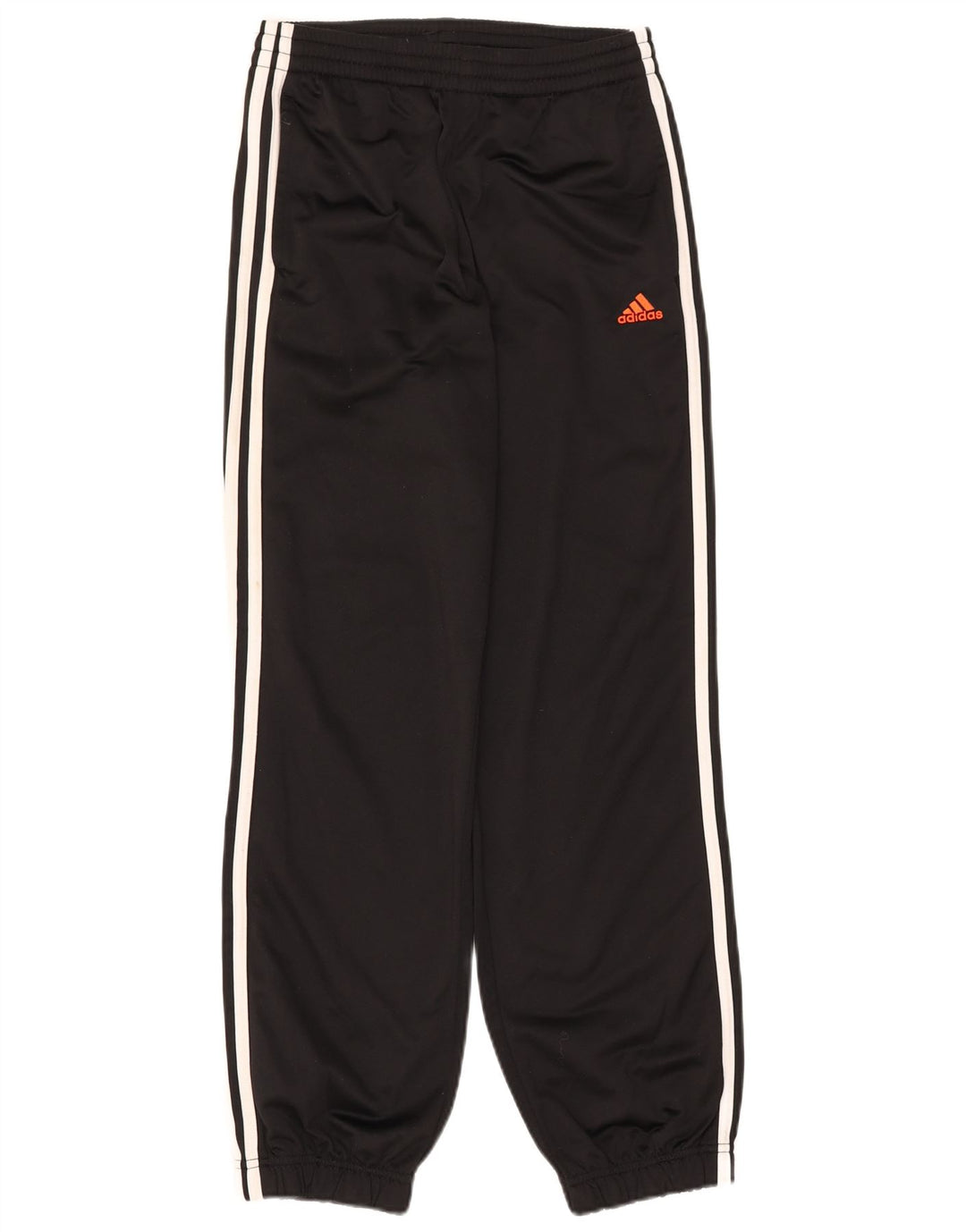 ADIDAS Boys Tracksuit Trousers Joggers 13-14 Years  Black Polyester
