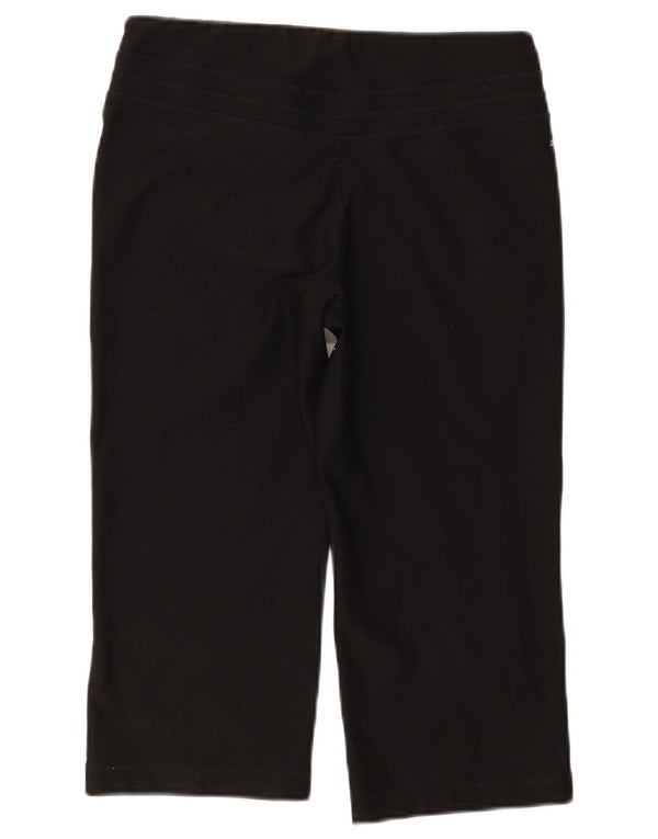 Nike Womens Dri Fit Capri Leggings Medium Black Polyester Sports