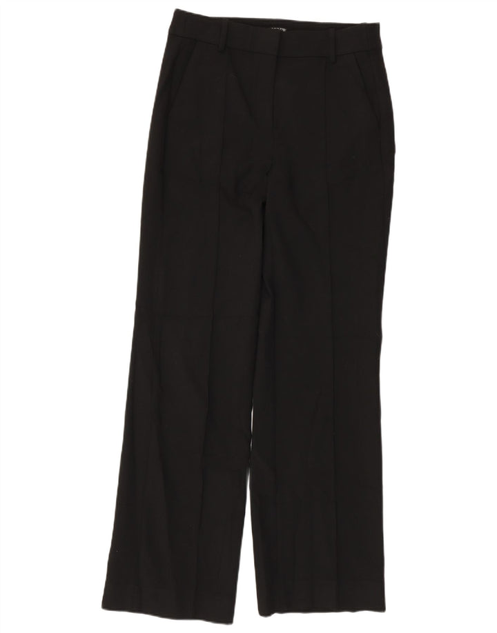 J. CREW Gerade Chino-Hose für Damen, US 6, M, W30, L31, Schwarz, Polyester
