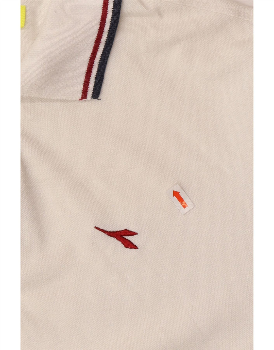 DIADORA Herren-Poloshirt aus mittelweißer Baumwolle
