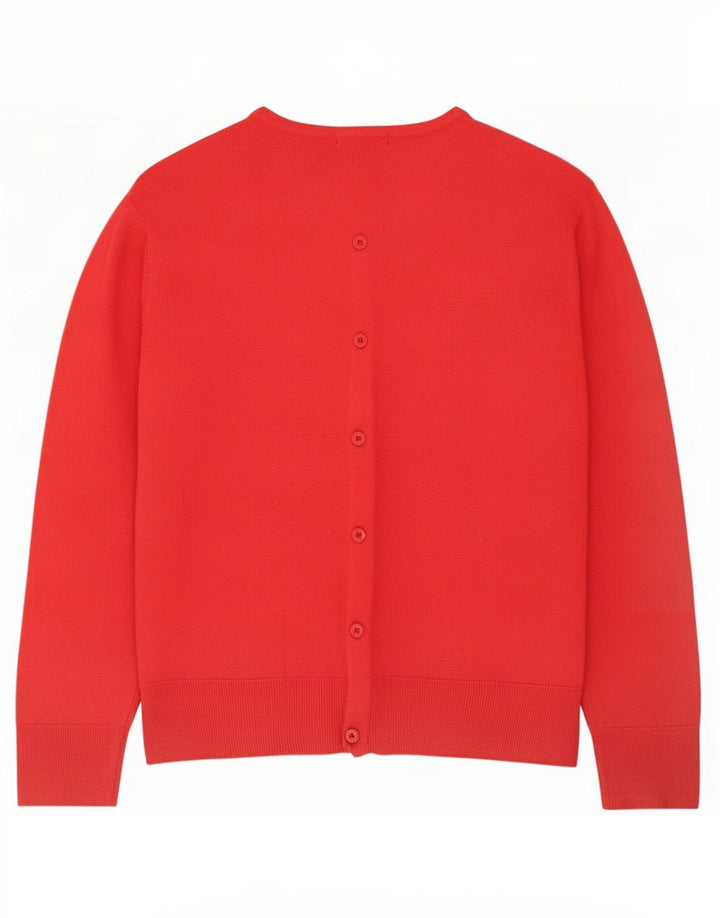 Marks & Spencer Damen Strickjacke, UK 12, Mittelrot, Acryl