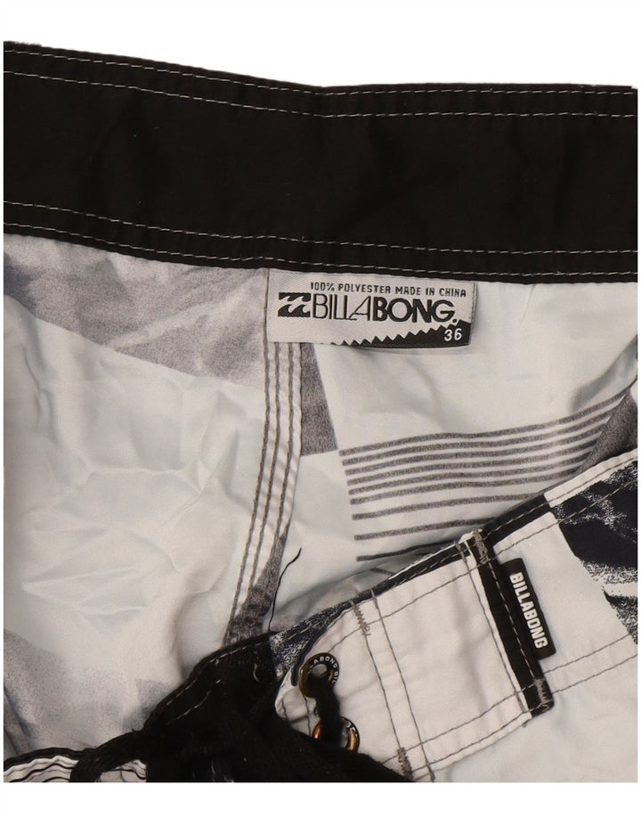 Billabong Herren-Badeshorts mit Grafik, groß, aus schwarzem Polyester