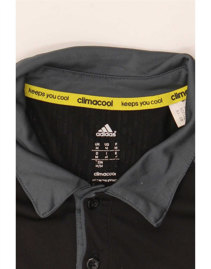 Adidas Herren Climacool Poloshirt Medium Schwarz Colourblock