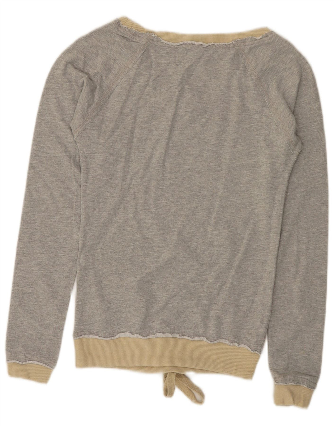 TRUSSARDI Mädchen-Sweatshirt mit Grafik, 9–10 Jahre, Größe L, Grau, Baumwolle