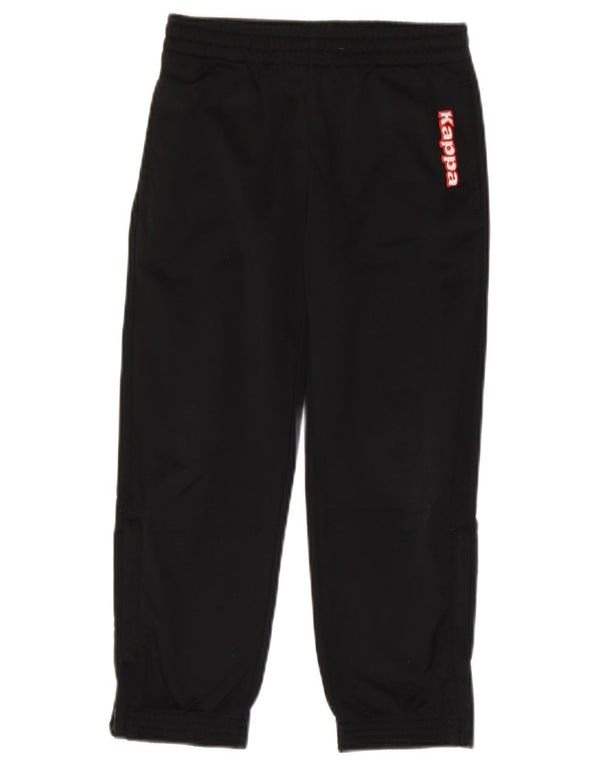 Kappa Jungen Graphic Trainingshose Jogger 5–6 Jahre Schwarz