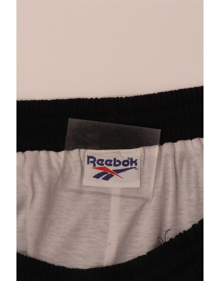 REEBOK Mens Tracksuit Trousers Joggers 2XL Black