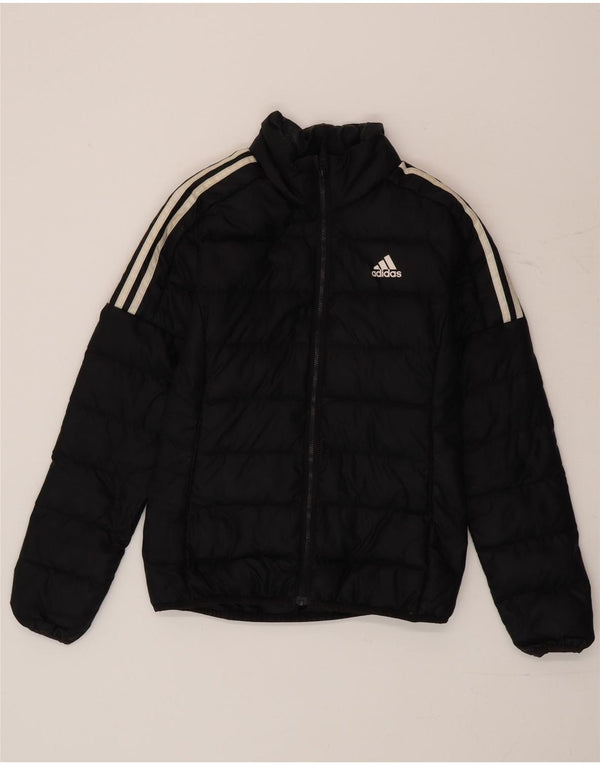 Adidas Damen Wattierte Jacke UK 4/6 XS Schwarz Polyester