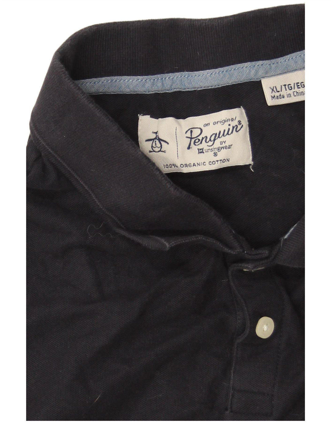 Penguin Herren Poloshirt XL Marineblau Baumwolle