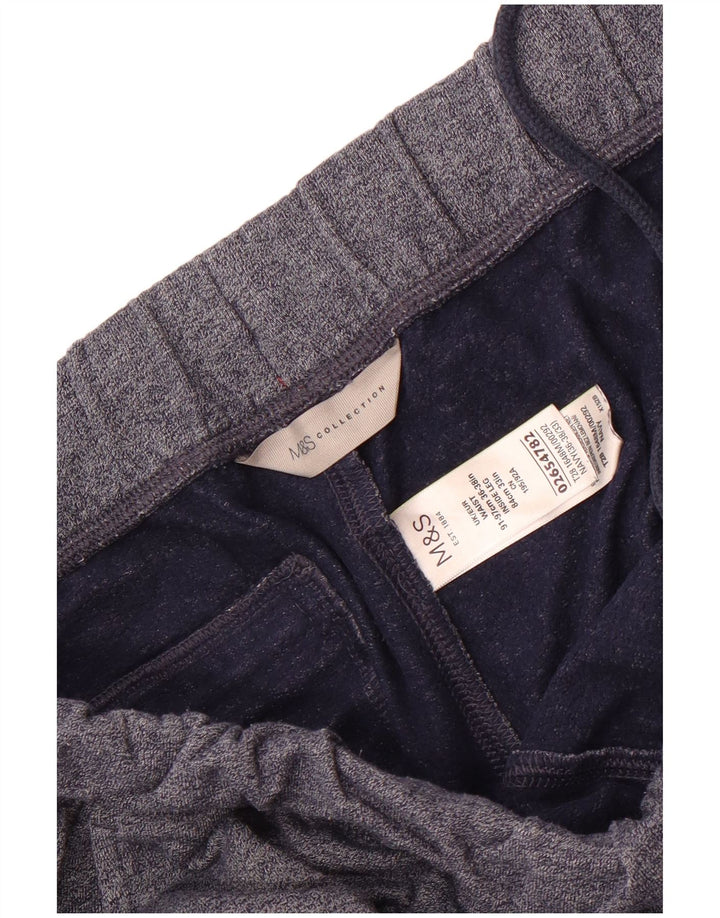 Marks & Spencer Herren-Trainingshose, große marineblaue Baumwolle