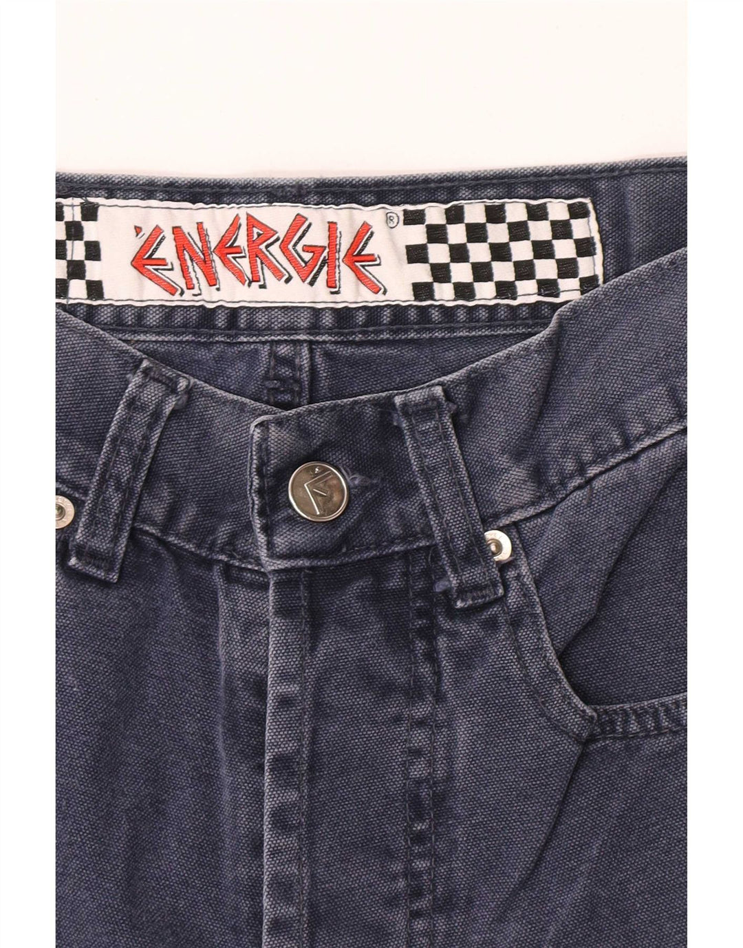 Energie Damen-Jeans mit hoher Taille, W26, L29, Blau