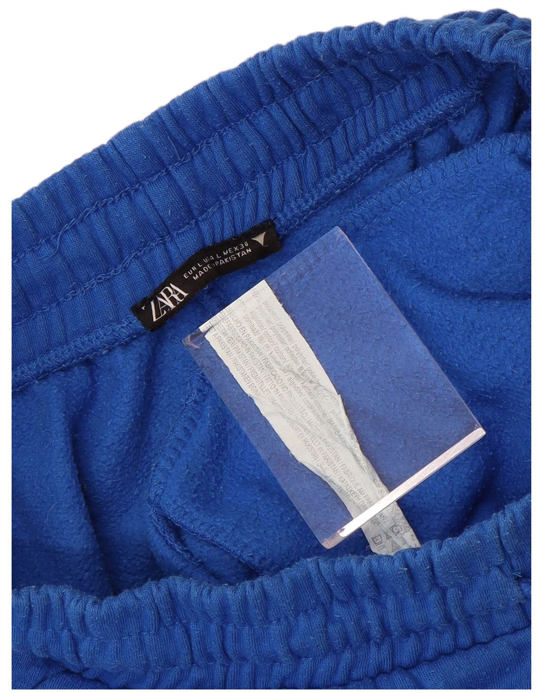 Zara Damen-Trainingshose, Jogginghose, Größe 44, Größe L, Blau, Polyester