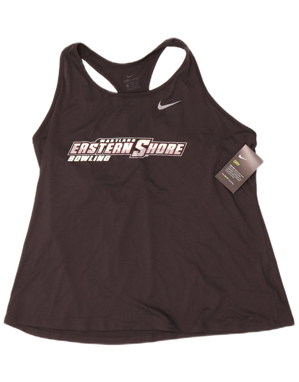 Nike Damen Maryland Eastern Shore Graphic Tank Top UK 20 2XL Schwarz