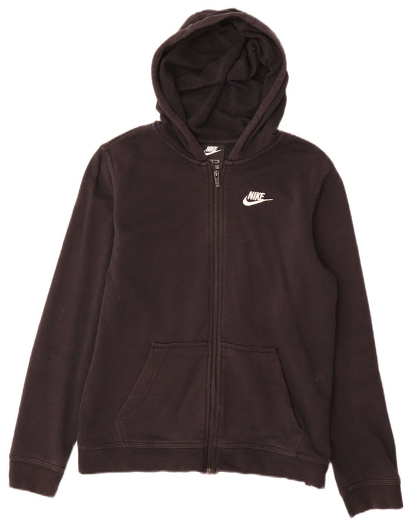 Nike Jungen-Kapuzenpullover mit Reißverschluss, 13–14 Jahre, XL, Schwarz